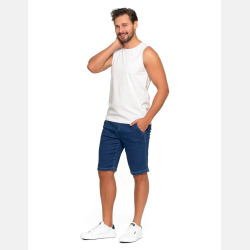 Tank top męski bawełniany koszulka bez rękawów BIAŁA MORAJ